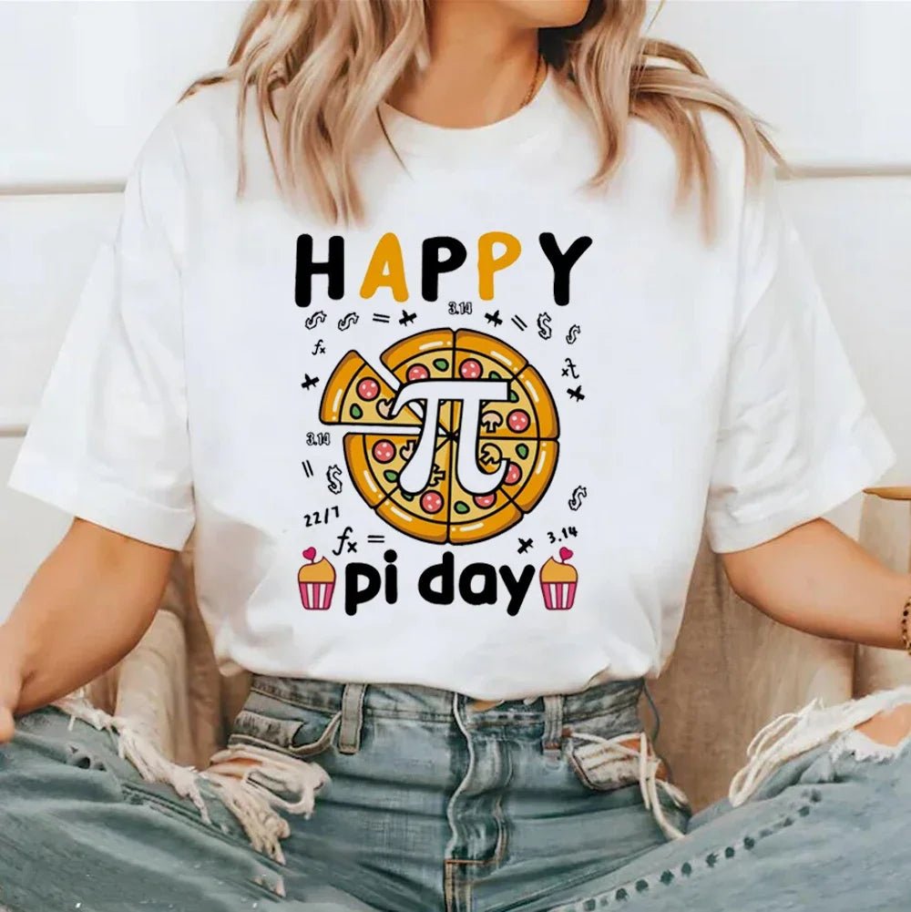 Celebrate Pi Day with the "Happy Pi Day" T-Shirt from TeachingTeez.com! Featuring a fun pizza and pi symbol design, this math teacher t-shirt is perfect for bringing humor and joy into the classroom. Made from soft, high-quality fabric and available in various colors, it’s ideal for Pi Day festivities or as a quirky gift for math lovers. Order yours today at TeachingTeez.com!